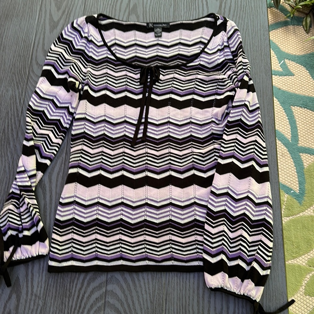 INC International Concepts Sparkly Top- Like new